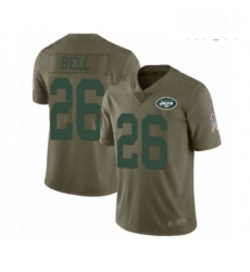 Mens New York Jets 26 Le Veon Bell Limited Olive 2017 Salute to Service Football Jersey Mens New York Jets 26 Le Veon Bell Limited Olive 2017 Salute to Service Football Jersey