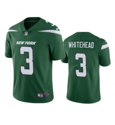 Men's New York Jets #3 Jordan Whitehead Green Vapor Untouchable Limited Stitched Jersey Men's New York Jets #3 Jordan Whitehead Green Vapor Untouchable Limited Stitched Jersey