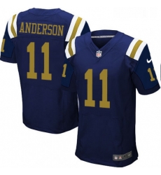 Mens Nike New York Jets 11 Robby Anderson Elite Navy Blue Alternate NFL Jersey Mens Nike New York Jets 11 Robby Anderson Elite Navy Blue Alternate NFL Jersey