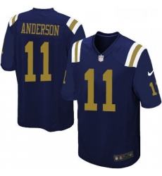 Mens Nike New York Jets 11 Robby Anderson Game Navy Blue Alternate NFL Jersey Mens Nike New York Jets 11 Robby Anderson Game Navy Blue Alternate NFL Jersey