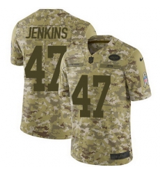 Nike Jets #47 Jordan Jenkins Camo Mens Stitched NFL Limited 2018 Salute To Service Jersey Nike Jets #47 Jordan Jenkins Camo Mens Stitched NFL Limited 2018 Salute To Service Jersey