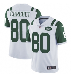 Nike Jets #80 Wayne Chrebet White Mens Stitched NFL Vapor Untouchable Limited Jersey Nike Jets #80 Wayne Chrebet White Mens Stitched NFL Vapor Untouchable Limited Jersey