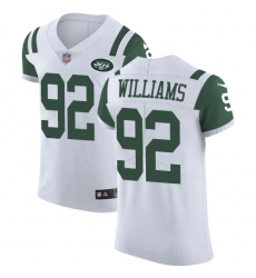 Nike Jets #92 Leonard Williams White Mens Stitched NFL Vapor Untouchable Elite Jersey Nike Jets #92 Leonard Williams White Mens Stitched NFL Vapor Untouchable Elite Jersey