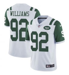 Nike Jets #92 Leonard Williams White Mens Stitched NFL Vapor Untouchable Limited Jersey Nike Jets #92 Leonard Williams White Mens Stitched NFL Vapor Untouchable Limited Jersey