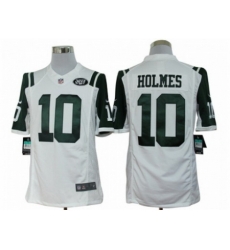 Nike New York Jets 10 Santonio Holmes White Limited NFL Jersey Nike New York Jets 10 Santonio Holmes White Limited NFL Jersey