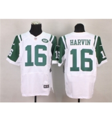 Nike New York Jets 16 Percy Harvin white Elite NFL Jersey