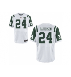 Nike New York Jets 24 Dimitri Patterson White Elite NFL Jersey Nike New York Jets 24 Dimitri Patterson White Elite NFL Jersey