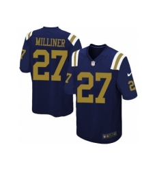 Nike New York Jets 27 Dee Milliner Blue Game Alternate NFL Jersey Nike New York Jets 27 Dee Milliner Blue Game Alternate NFL Jersey
