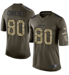 Nike New York Jets #80 Wayne Chrebet Green Men 27s Stitched NFL Limited Salute to Service Jersey Nike New York Jets #80 Wayne Chrebet Green Men 27s Stitched NFL Limited Salute to Service Jersey