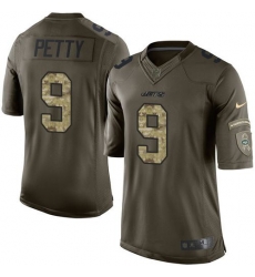 Nike New York Jets #9 Bryce Petty Green Men 27s Stitched NFL Limited Salute to Service Jersey Nike New York Jets #9 Bryce Petty Green Men 27s Stitched NFL Limited Salute to Service Jersey