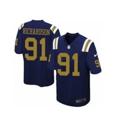 Nike New York Jets 91 Sheldon Richardson Blue Limited Alternate NFL Jersey Nike New York Jets 91 Sheldon Richardson Blue Limited Alternate NFL Jersey