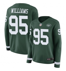 Jets 95 Quinnen Williams Green Team Color Women Stitched Football Limited Therma Long Sleeve Jersey Jets 95 Quinnen Williams Green Team Color Women Stitched Football Limited Therma Long Sleeve Jersey