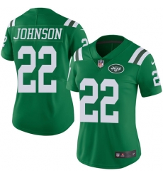 Nike Jets #22 Trumaine Johnson Green Womens Stitched NFL Limited Rush Jersey Nike Jets #22 Trumaine Johnson Green Womens Stitched NFL Limited Rush Jersey