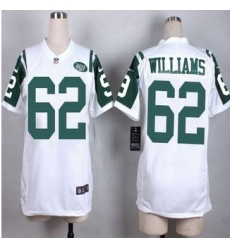 Women New Jets #62 Leonard Williams White Stitched NFL Elite Jersey Women New Jets #62 Leonard Williams White Stitched NFL Elite Jersey