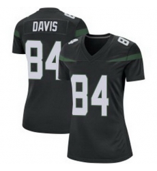 Women New York Jets Corey Davis #84 Black Vapor Limited Stitched Football Jersey Women New York Jets Corey Davis #84 Black Vapor Limited Stitched Football Jersey