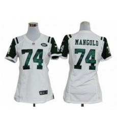Women Nike nfl new york jets #74 mangold white jersey Women Nike nfl new york jets #74 mangold white jersey