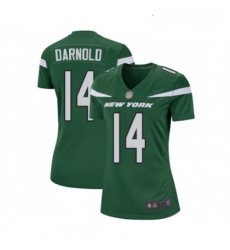 Womens New York Jets 14 Sam Darnold Game Green Team Color Football Jersey Womens New York Jets 14 Sam Darnold Game Green Team Color Football Jersey