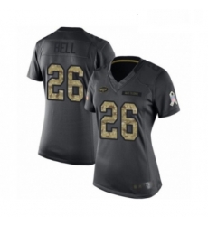 Womens New York Jets 26 Le Veon Bell Limited Black 2016 Salute to Service Football Jersey Womens New York Jets 26 Le Veon Bell Limited Black 2016 Salute to Service Football Jersey