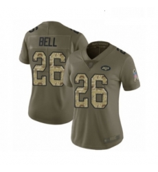 Womens New York Jets 26 Le Veon Bell Limited Olive Camo 2017 Salute to Service Football Jersey Womens New York Jets 26 Le Veon Bell Limited Olive Camo 2017 Salute to Service Football Jersey