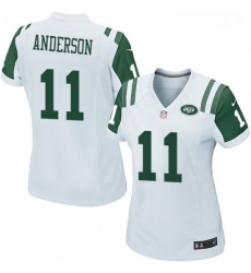 Womens Nike New York Jets 11 Robby Anderson Game White NFL Jersey Womens Nike New York Jets 11 Robby Anderson Game White NFL Jersey