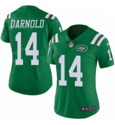 Womens Nike New York Jets 14 Sam Darnold Limited Green Rush Vapor Untouchable NFL Jersey Womens Nike New York Jets 14 Sam Darnold Limited Green Rush Vapor Untouchable NFL Jersey