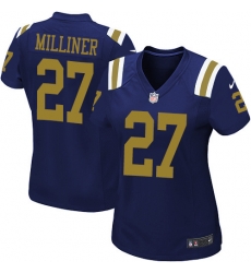 Women's Nike New York Jets #27 Dee Milliner Limited Navy Blue Alternate NFL Jersey Women's Nike New York Jets #27 Dee Milliner Limited Navy Blue Alternate NFL Jersey