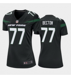 women mekhi becton new york jets black game jersey women mekhi becton new york jets black game jersey