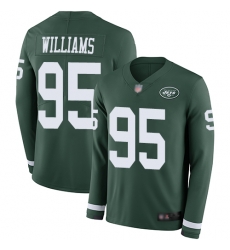 Jets 95 Quinnen Williams Green Team Color Youth Stitched Football Limited Therma Long Sleeve Jersey Jets 95 Quinnen Williams Green Team Color Youth Stitched Football Limited Therma Long Sleeve Jersey