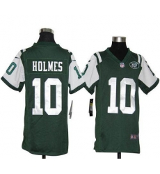 Nike Jets #10 Santonio Holmes Green Team Color Youth Stitched NFL Elite Jersey Nike Jets #10 Santonio Holmes Green Team Color Youth Stitched NFL Elite Jersey