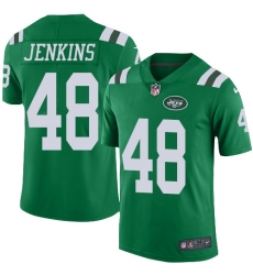 Nike Jets #48 Jordan Jenkins Green Youth Stitched NFL Limited Rush Jersey Nike Jets #48 Jordan Jenkins Green Youth Stitched NFL Limited Rush Jersey