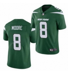 Youth New York Jets Elijah Moore #8 Green Vapor Limited Stitched Football Jersey Youth New York Jets Elijah Moore #8 Green Vapor Limited Stitched Football Jersey