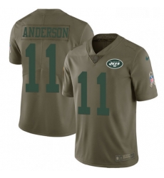 Youth Nike New York Jets 11 Robby Anderson Limited Olive 2017 Salute to Service NFL Jersey Youth Nike New York Jets 11 Robby Anderson Limited Olive 2017 Salute to Service NFL Jersey