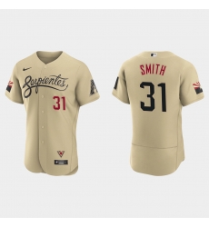 Arizona Diamondbacks 31 Caleb Smith Men Nike 2021 City Connect Authentic MLB Jersey Gold Arizona Diamondbacks 31 Caleb Smith Men Nike 2021 City Connect Authentic MLB Jersey Gold