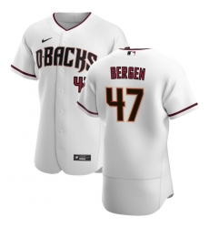 Men Arizona Diamondbacks 47 Travis Bergen Men Nike White Crimson Flex Base Home Team MLB Jersey Men Arizona Diamondbacks 47 Travis Bergen Men Nike White Crimson Flex Base Home Team MLB Jersey