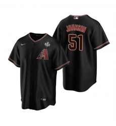 Men Arizona Diamondbacks 51 Randy Johnson Black 2023 World Series Cool Base Stitched Baseball Jersey Men Arizona Diamondbacks 51 Randy Johnson Black 2023 World Series Cool Base Stitched Baseball Jersey
