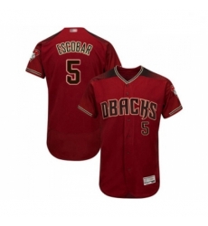Mens Arizona Diamondbacks 5 Eduardo Escobar Red Alternate Authentic Collection Flex Base Baseball Jersey Mens Arizona Diamondbacks 5 Eduardo Escobar Red Alternate Authentic Collection Flex Base Baseball Jersey