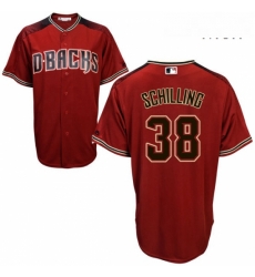Mens Majestic Arizona Diamondbacks 38 Curt Schilling Authentic Red Alternate Cool Base MLB Jersey Mens Majestic Arizona Diamondbacks 38 Curt Schilling Authentic Red Alternate Cool Base MLB Jersey