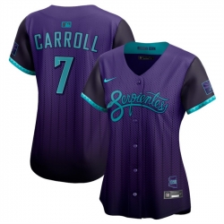 Women Arizona Diamondbacks ACTIVE PLAYER Purple 2025 City Connect Limited Stitched Baseball Jersey