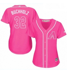 Womens Majestic Arizona Diamondbacks 32 Clay Buchholz Replica Pink Fashion MLB Jersey Womens Majestic Arizona Diamondbacks 32 Clay Buchholz Replica Pink Fashion MLB Jersey