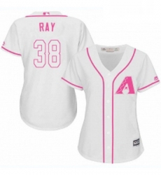 Womens Majestic Arizona Diamondbacks 38 Robbie Ray Authentic White Fashion MLB Jersey Womens Majestic Arizona Diamondbacks 38 Robbie Ray Authentic White Fashion MLB Jersey