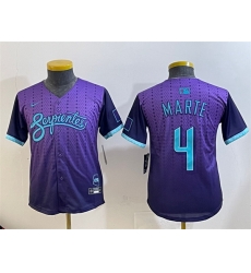 Youth Arizona Diamondbacks 4 Ketel Marte Purple 2025 City Connect Limited Stitched
