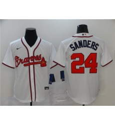 Braves 24 Deion Sanders White 2020 Nike Cool Base Jersey Braves 24 Deion Sanders White 2020 Nike Cool Base Jersey