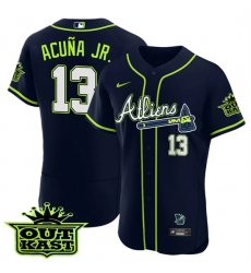 MEN 27S ATLANTA BRAVES ATLIENS 13 Ronald Acuna Jr FLEX BASE JERSEY ALL STITCHED MEN 27S ATLANTA BRAVES ATLIENS 13 Ronald Acuna Jr FLEX BASE JERSEY ALL STITCHED