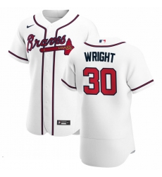 Men Atlanta Braves 30 Kyle Wright Men Nike White Home 2020 Flex Base Player MLB Jersey Men Atlanta Braves 30 Kyle Wright Men Nike White Home 2020 Flex Base Player MLB Jersey