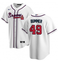 Men Atlanta Braves 49 Aaron Bummer White Cool Base Stitched Baseball Jersey Men Atlanta Braves 49 Aaron Bummer White Cool Base Stitched Baseball Jersey