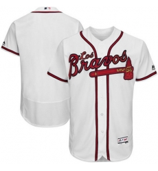 Men Atlanta Braves Blank White Los Bravos Flex Base Stitched Baseball Jersey Men Atlanta Braves Blank White Los Bravos Flex Base Stitched Baseball Jersey