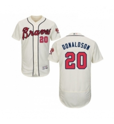 Mens Atlanta Braves 20 Josh Donaldson Cream Alternate Flex Base Authentic Collection Baseball Jersey Mens Atlanta Braves 20 Josh Donaldson Cream Alternate Flex Base Authentic Collection Baseball Jersey