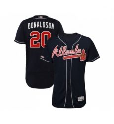 Mens Atlanta Braves 20 Josh Donaldson Navy Blue Alternate Flex Base Authentic Collection Baseball Jersey Mens Atlanta Braves 20 Josh Donaldson Navy Blue Alternate Flex Base Authentic Collection Baseball Jersey