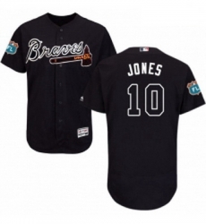 Mens Majestic Atlanta Braves 10 Chipper Jones Navy Blue Alternate Flex Base Authentic Collection MLB Jersey Mens Majestic Atlanta Braves 10 Chipper Jones Navy Blue Alternate Flex Base Authentic Collection MLB Jersey