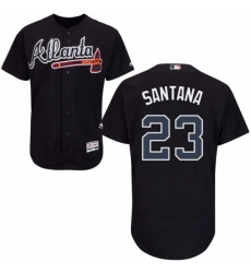 Mens Majestic Atlanta Braves 23 Danny Santana Blue Flexbase Authentic Collection MLB Jersey Mens Majestic Atlanta Braves 23 Danny Santana Blue Flexbase Authentic Collection MLB Jersey
